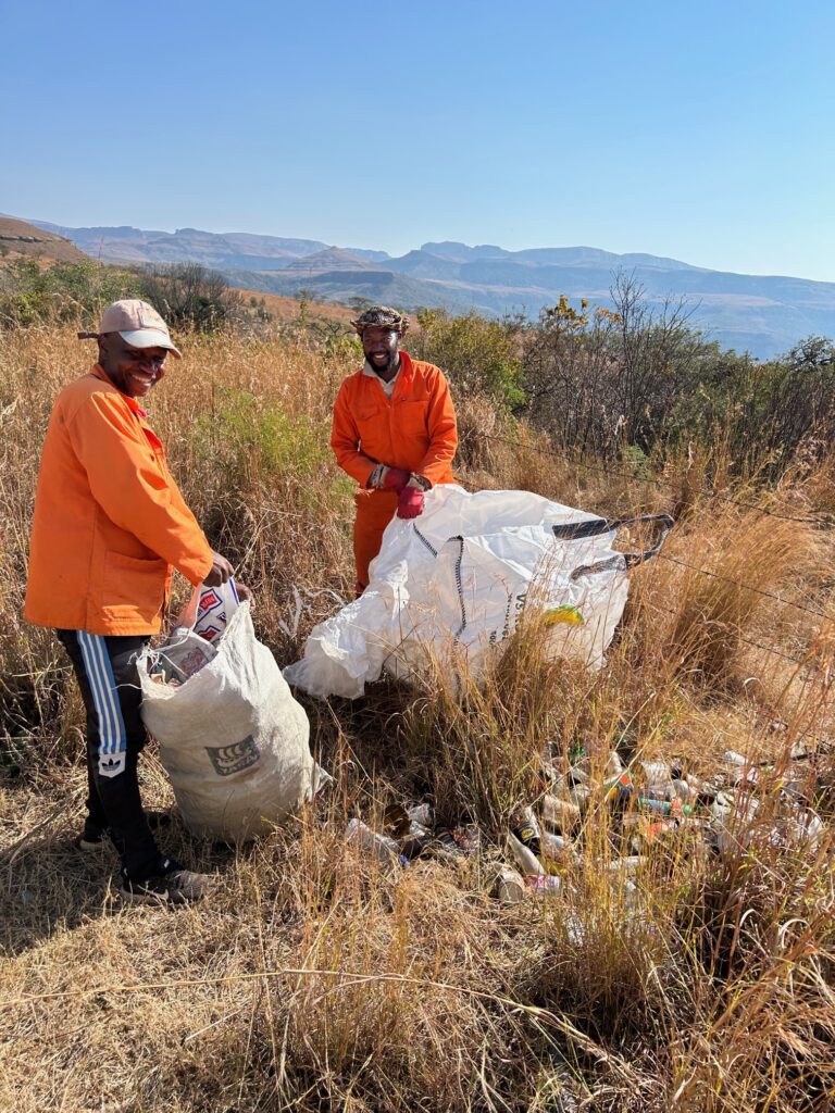 cleaning up the drakensberg