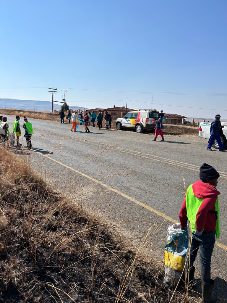cleaning up the drakensberg
