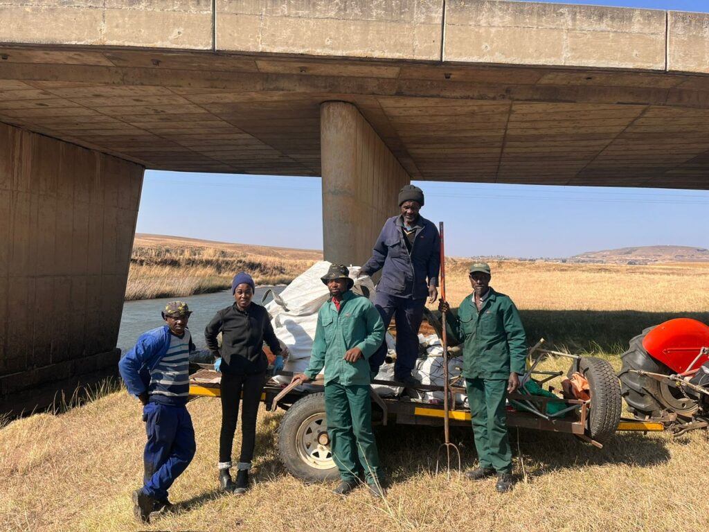 cleaning up the drakensberg