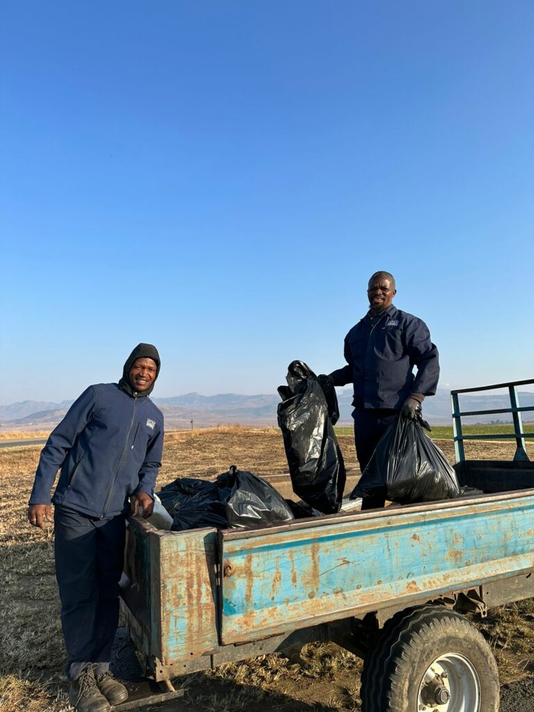 cleaning up the drakensberg