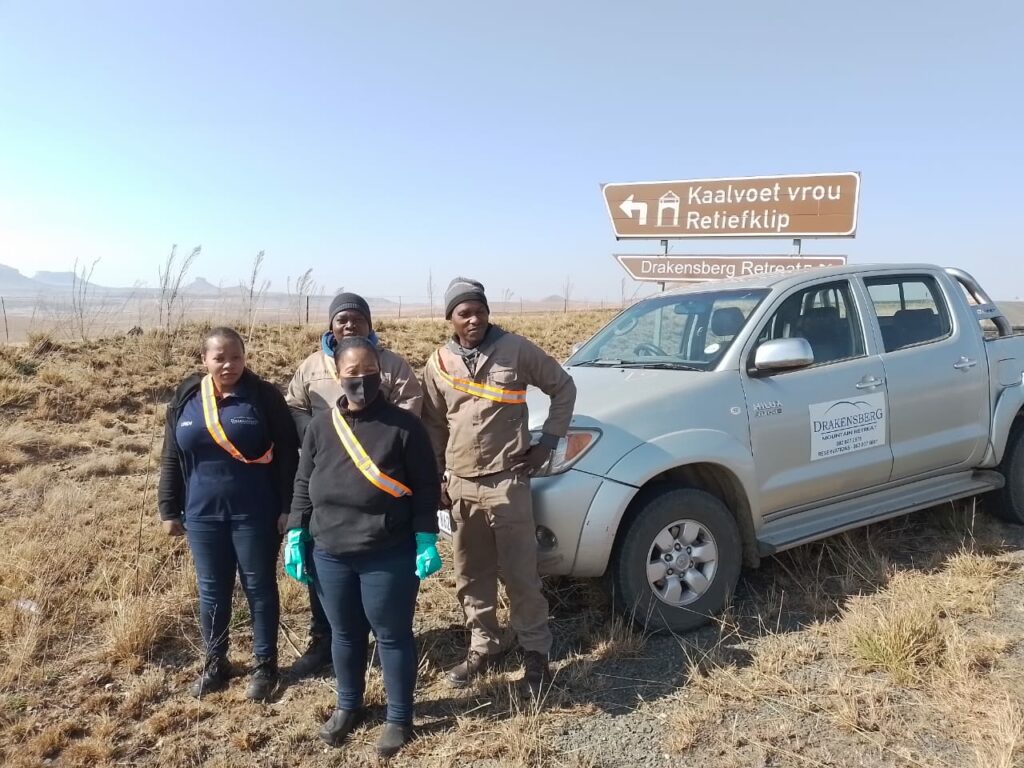 cleaning up the drakensberg